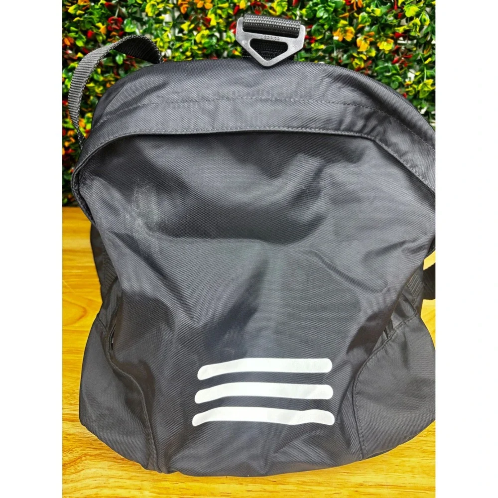 Adidas All Blacks New Zealand Rugby Duffel Bag Black Silver Fern Gym Travel Bag